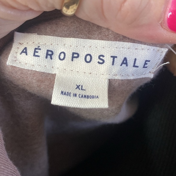 Aeropostale Aero NY Heather Brown Hoodie Sz XL NWT - Picture 4 of 4